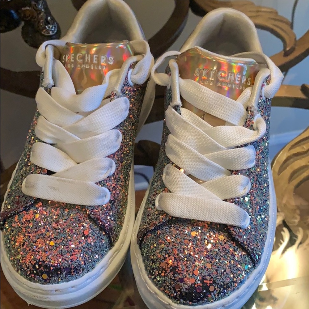 Sketchers Bronze Glitter Sneaker